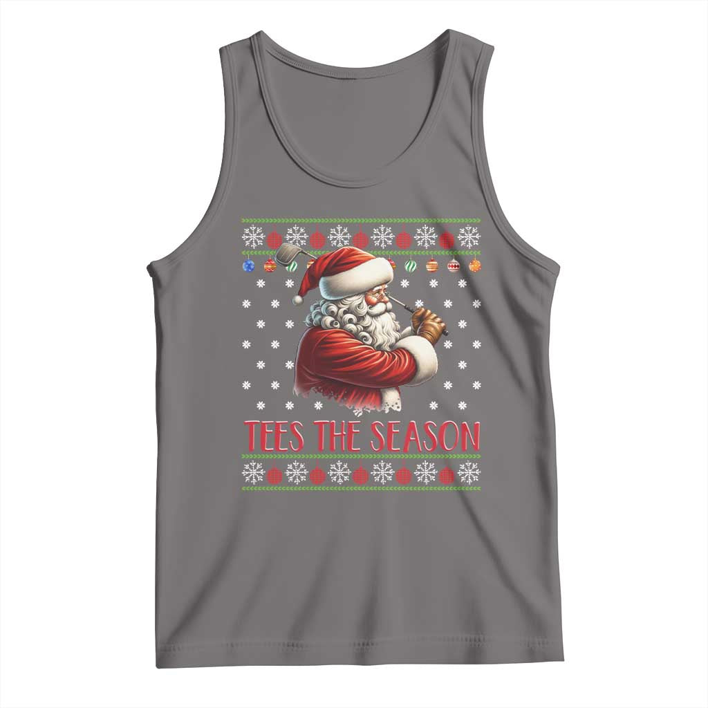Funny Golf Holiday Gift Tank Top Tees The Season Ugly Sweater - Wonder Print Shop