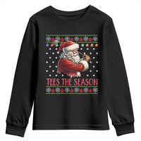 Funny Golf Holiday Gift Youth Sweatshirt Tees The Season Ugly Sweater - Wonder Print Shop