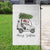 Funny Christmas Golf Garden Flag Snowman Driving Golf Cart Merry Golfmas - Wonder Print Shop