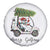 Funny Christmas Golf Spare Tire Cover Snowman Driving Golf Cart Merry Golfmas - Wonder Print Shop