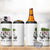 Funny Christmas Golf 4 in 1 Can Cooler Tumbler Snowman Driving Golf Cart Merry Golfmas - Wonder Print Shop