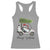 Funny Christmas Golf Racerback Tank Top Snowman Driving Golf Cart Merry Golfmas - Wonder Print Shop