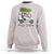 Funny Christmas Golf Sweatshirt Snowman Driving Golf Cart Merry Golfmas - Wonder Print Shop