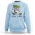 Funny Christmas Golf Sweatshirt Snowman Driving Golf Cart Merry Golfmas - Wonder Print Shop