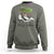 Funny Christmas Golf Sweatshirt Snowman Driving Golf Cart Merry Golfmas - Wonder Print Shop