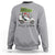 Funny Christmas Golf Sweatshirt Snowman Driving Golf Cart Merry Golfmas - Wonder Print Shop