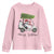 Funny Christmas Golf Youth Sweatshirt Snowman Driving Golf Cart Merry Golfmas - Wonder Print Shop
