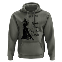 Good Mom Say Bad Words Hoodie Funny Witch Mom Halloween Gift - Wonder Print Shop
