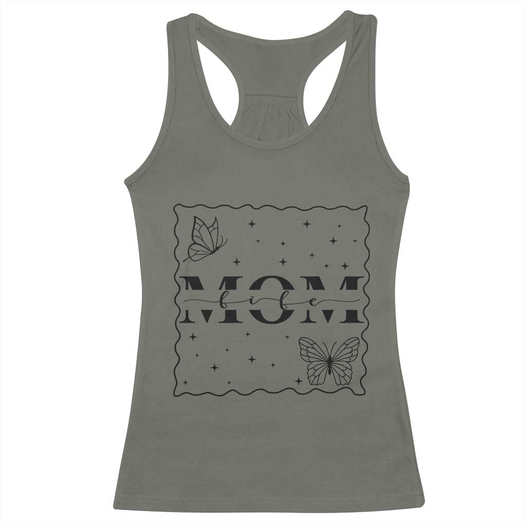 Funny Mom Life Racerback Tank Top Gift For Mother - Wonder Print Shop