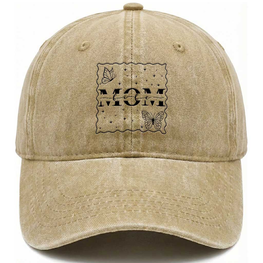 Funny Mom Life Washed Cotton Baseball Cap Gift For Mother