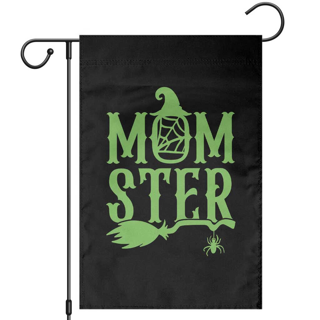 Funny Halloween Garden Flag Momster Gift For Mom - Wonder Print Shop