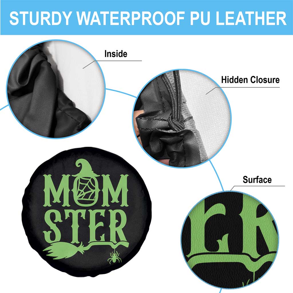 Funny Halloween Spare Tire Cover Momster Gift For Mom - Wonder Print Shop