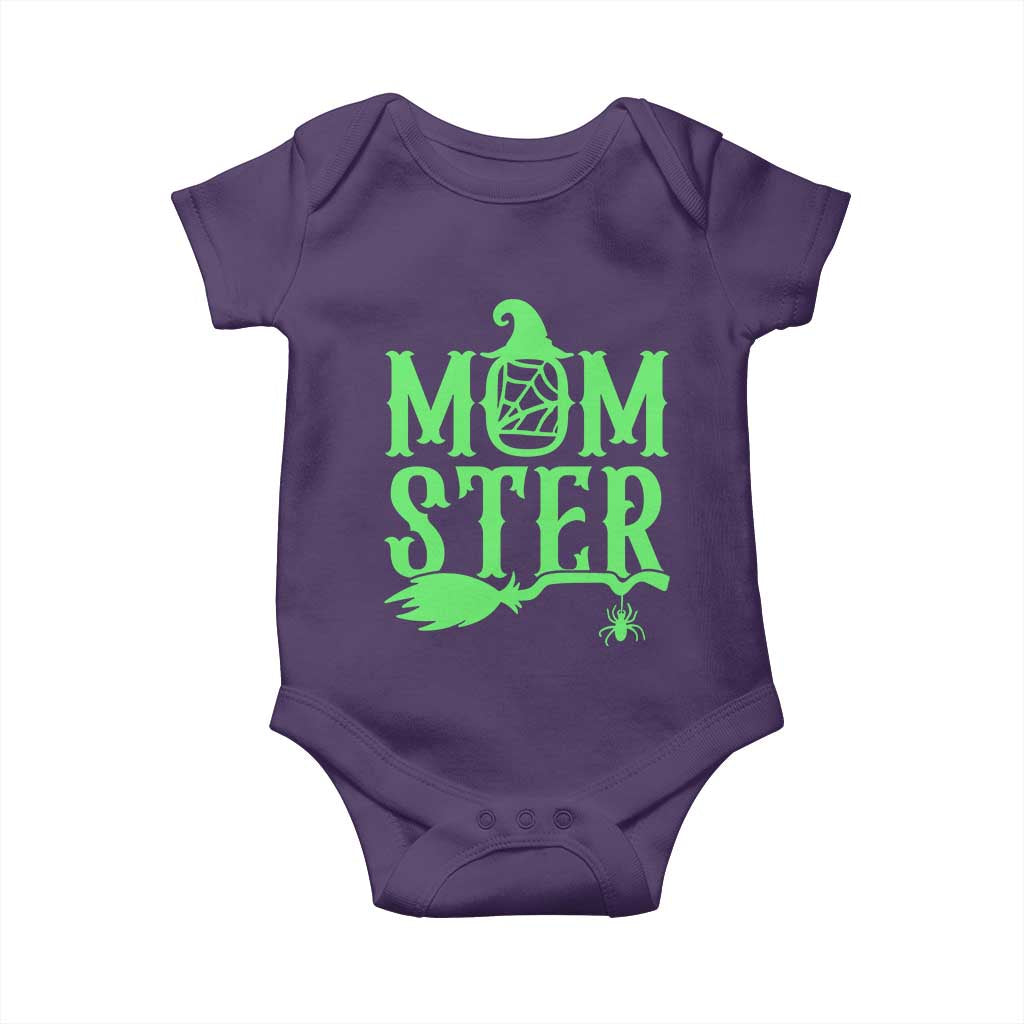 Funny Halloween Baby Onesie Momster Gift For Mom - Wonder Print Shop