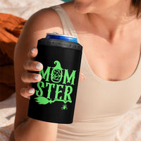 Funny Halloween 4 in 1 Can Cooler Tumbler Momster Gift For Mom