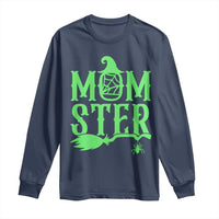 Funny Halloween Long Sleeve Shirt Momster Gift For Mom - Wonder Print Shop