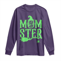 Funny Halloween Long Sleeve Shirt Momster Gift For Mom - Wonder Print Shop