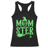 Funny Halloween Racerback Tank Top Momster Gift For Mom - Wonder Print Shop