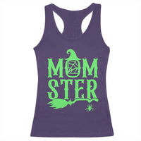 Funny Halloween Racerback Tank Top Momster Gift For Mom - Wonder Print Shop
