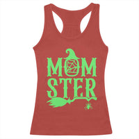 Funny Halloween Racerback Tank Top Momster Gift For Mom - Wonder Print Shop