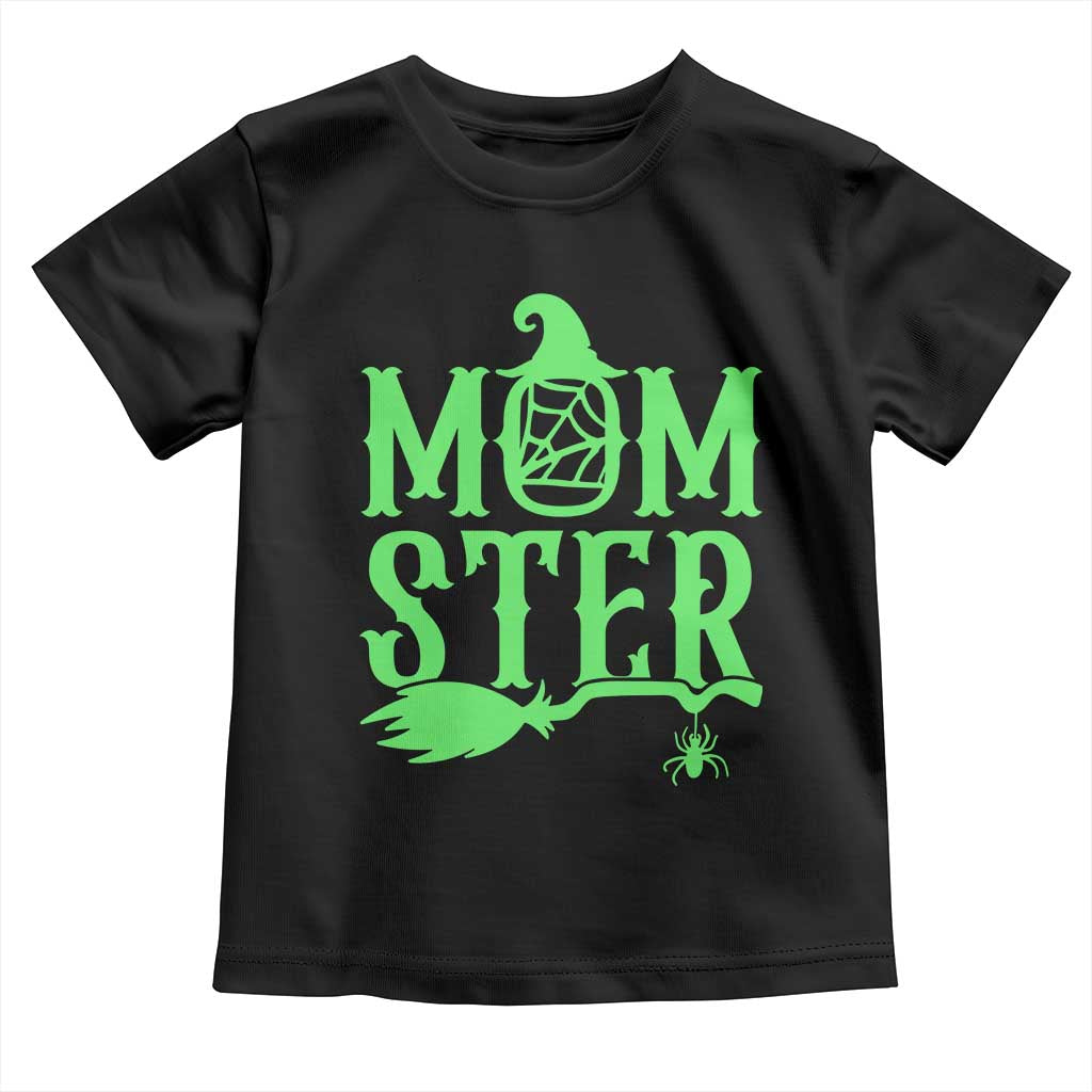 Funny Halloween Toddler T Shirt Momster Gift For Mom - Wonder Print Shop
