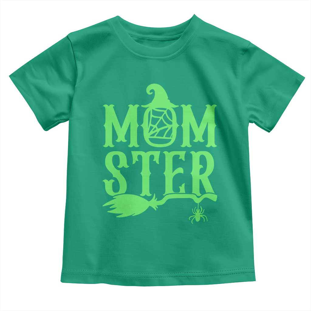 Funny Halloween Toddler T Shirt Momster Gift For Mom - Wonder Print Shop