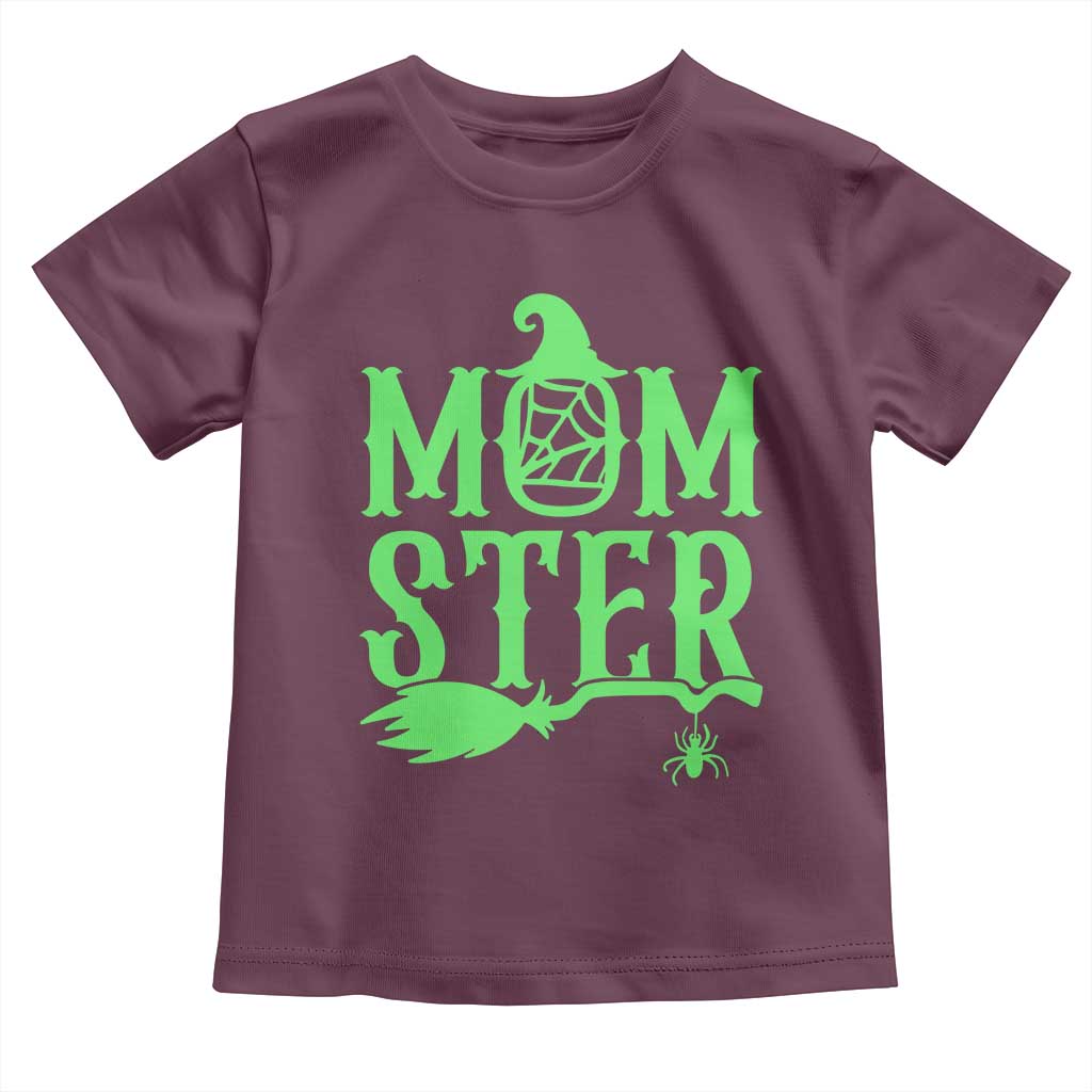 Funny Halloween Toddler T Shirt Momster Gift For Mom - Wonder Print Shop