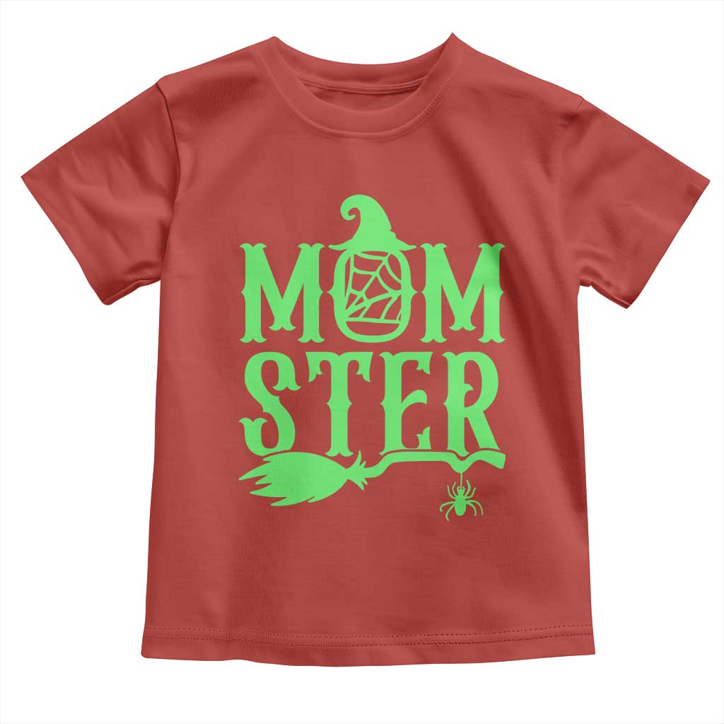 Funny Halloween Toddler T Shirt Momster Gift For Mom - Wonder Print Shop