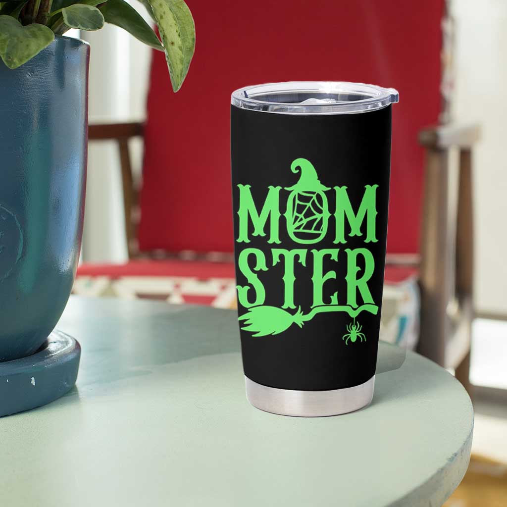 Funny Halloween Tumbler Cup Momster Gift For Mom