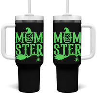 Funny Halloween Tumbler With Handle Momster Gift For Mom
