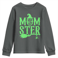 Funny Halloween Youth Sweatshirt Momster Gift For Mom - Wonder Print Shop