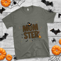 Halloween Mom Life T Shirt Funny Momster Quote - Wonder Print Shop