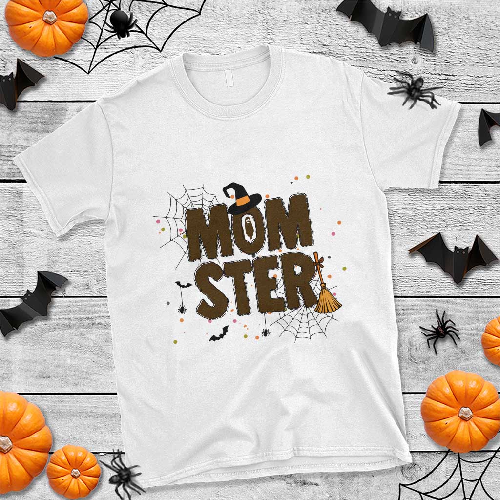 Halloween Mom Life T Shirt Funny Momster Quote - Wonder Print Shop