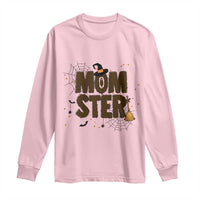 Halloween Mom Life Long Sleeve Shirt Funny Momster Quote - Wonder Print Shop
