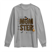 Halloween Mom Life Long Sleeve Shirt Funny Momster Quote - Wonder Print Shop