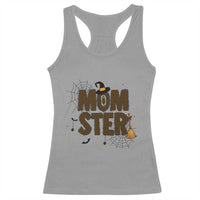 Halloween Mom Life Racerback Tank Top Funny Momster Quote - Wonder Print Shop