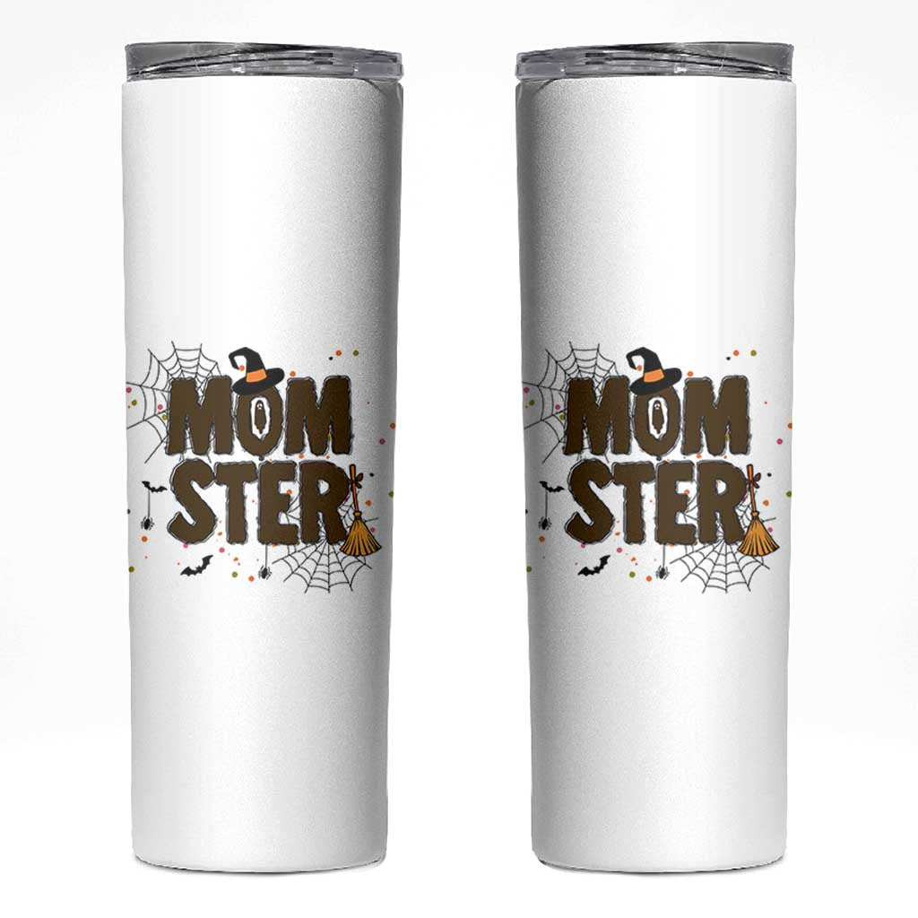 Halloween Mom Life Skinny Tumbler Funny Momster Quote - Wonder Print Shop