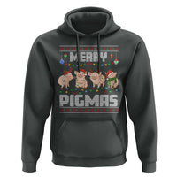 Funny Merry Pigmas Hoodie Christmas Pig Ugly Sweater Gift - Wonder Print Shop