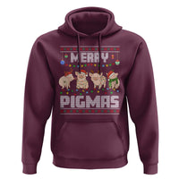 Funny Merry Pigmas Hoodie Christmas Pig Ugly Sweater Gift - Wonder Print Shop