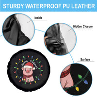 Funny Merry Oinkmas Spare Tire Cover Farmer Christmas Pig Lover Gift - Wonder Print Shop