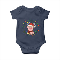 Funny Merry Oinkmas Baby Onesie Farmer Christmas Pig Lover Gift - Wonder Print Shop