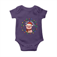 Funny Merry Oinkmas Baby Onesie Farmer Christmas Pig Lover Gift - Wonder Print Shop