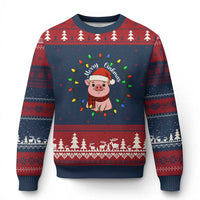 Funny Merry Oinkmas Ugly Christmas Sweater Farmer Xmas Pig Lover Gift - Wonder Print Shop