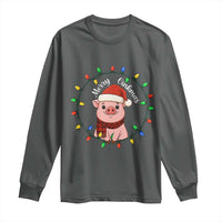 Funny Merry Oinkmas Long Sleeve Shirt Farmer Christmas Pig Lover Gift - Wonder Print Shop