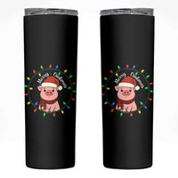 Funny Merry Oinkmas Skinny Tumbler Farmer Christmas Pig Lover Gift - Wonder Print Shop
