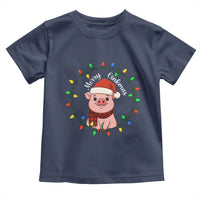 Funny Merry Oinkmas Toddler T Shirt Farmer Christmas Pig Lover Gift - Wonder Print Shop