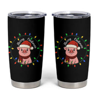 Funny Merry Oinkmas Tumbler Cup Farmer Christmas Pig Lover Gift - Wonder Print Shop