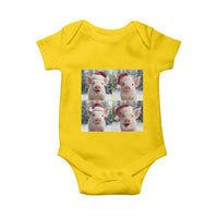 Funny Pig With Santa Hat Photobooth Baby Onesie Christmas Gift - Wonder Print Shop