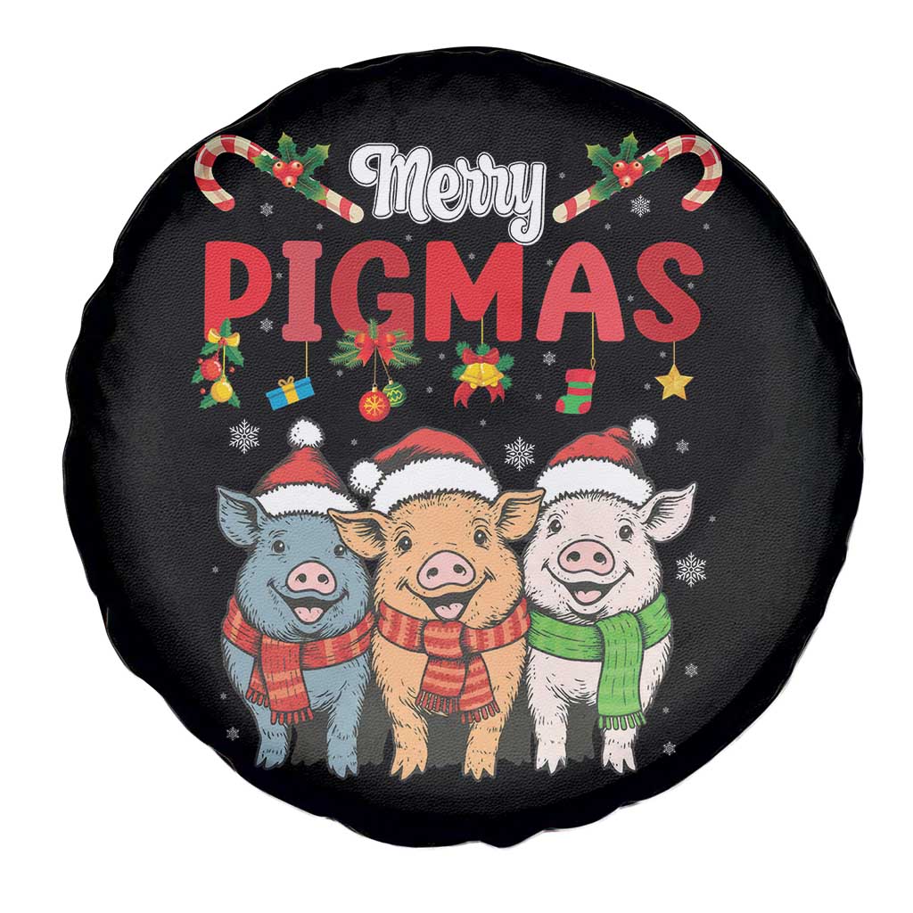Funny Merry Pigmas Spare Tire Cover Christmas Pigs Farm Gift - Wonder Print Shop