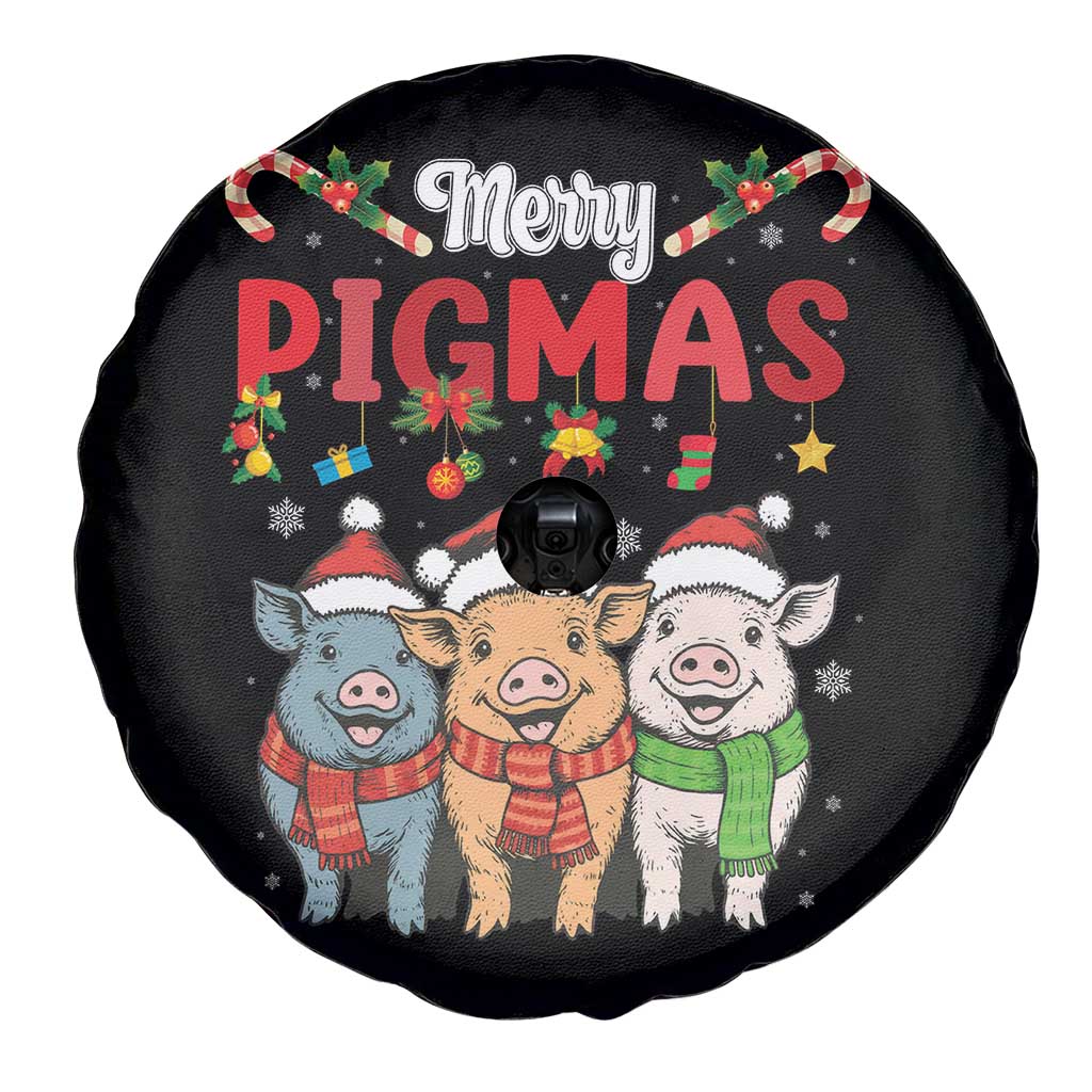 Funny Merry Pigmas Spare Tire Cover Christmas Pigs Farm Gift - Wonder Print Shop