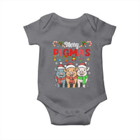 Funny Merry Pigmas Baby Onesie Christmas Pigs Farm Gift - Wonder Print Shop